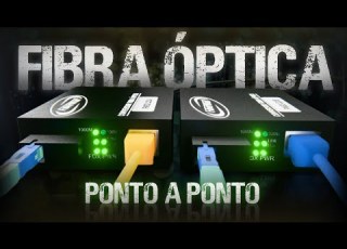 Como CONECTAR FIBRA ÓPTICA PONTO A PONTO Conversor De Mídia