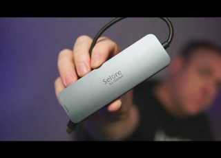  Selore USB C Hub Docking Station With Dual HDMI Monitor And USB C