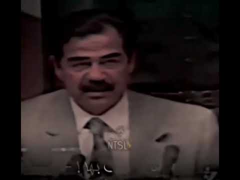 صدام حسين يشرفني انا اكون جندي في القافله التي تحرر فلسطين صدام حسين يشرفني انا اكون جندي في القافله التي تحرر فلسطين