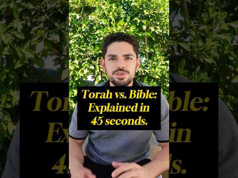 Torah Vs Bible The Simple Difference