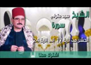 سورة الحشر الشيخ سيد متولي