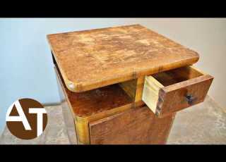  I Restored A Cute Art Deco Nightstand