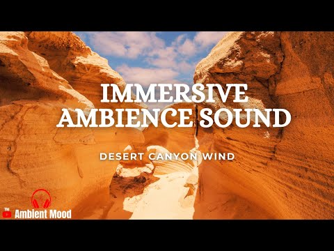 Immersive Ambience Sounds Desert Canyon Cliff Wind Ambience Relaxing 4 Hour Fuerteventura
