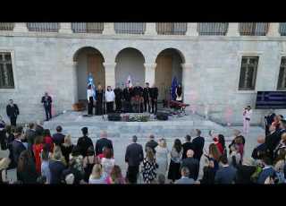 საბერძნეთის სახელმწიფო ჰიმნი ქართული პოლიფონიით ათენში