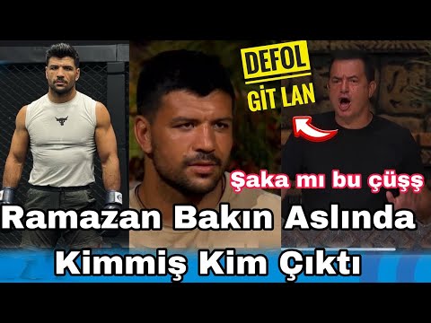 Ramazan Bakın Aslında Kimmiş Herkes Şok Oldu Acun Duyarsa Kovar Ortalık Karışır Ramazan Bakın Aslında Kimmiş Herkes Şok Oldu Acun Duyarsa Kovar Ortalık Karışır