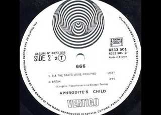  Aphrodite S Child All The Seats Were Occupied 1972 Vertigo