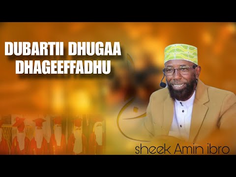 Sheek Amin Ibro Dubartii Dhugaa 31 October 2025