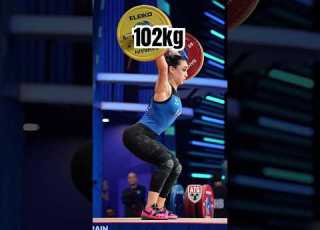  Giulia Miserendino 64kg Italy 102kg 225lbs 2024 World Weightlifting Championships Rocklee