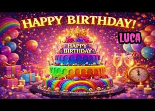 Luca Happy Birthday Song 2026 Best Birthday Wishes Ever