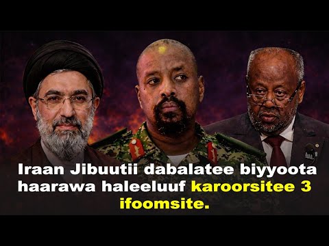 Iraan Jibuutii Dabalatee Biyyoota 3 Haarawa Tahan Haleeluuf Qophooyte Ifoomsite Baha Afrikaa Fi Ir