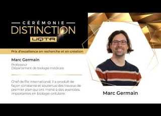 Marc Germain Prix D Excellence En Recherche Et En Création