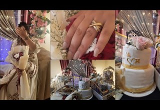 تفاصيل حفل الخطوبة المملحات الحلويات الديكور أجمل خطوبة جزائرية بالتفصيل فيديو عالمي خطوبة