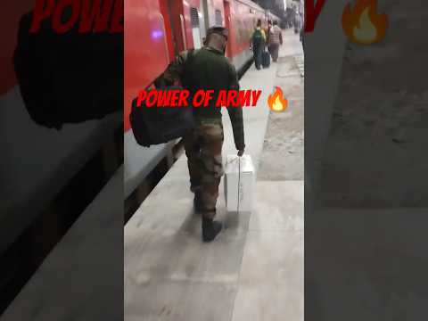 Power Of Army In Train Respect Of Soldiers In Train Indianarmy
