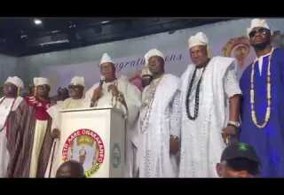 AARE ONAKAKANFO EXPRESSES GRATITUDE FOR ALAAFIN 