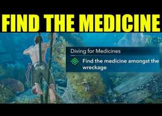 How To Find The Medicine Amongst The Wreckage Assassins Creed Black Flag Diving For Medicine
