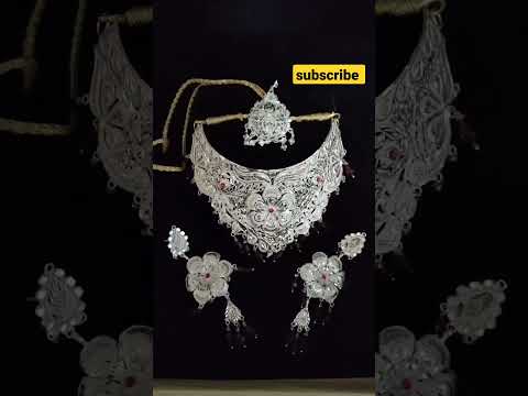 Pure Silver Jewellery Silver Chokar Bridal Silver Set Chandi Ka Set Shorts Viral Silverjewllery