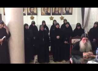 تمجيد العدرا بصوت راهبات انبا بضابا فى حضور انبا كيرلس Nashat Elkhyat