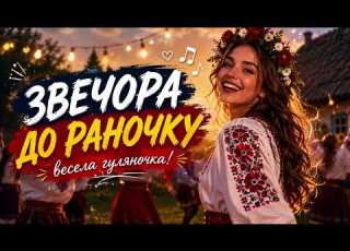 З ВЕЧОРА ДО РАНОЧКУ ЗАПАЛЬНИЙ ХІТ НАЙКРАЩІ УКРАЇНСЬКІ ПІСНІ