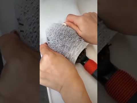 تنظيف فرشاه الشعر بطريقه سهله