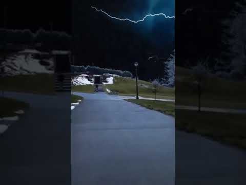 سبحان الله قوة البرق