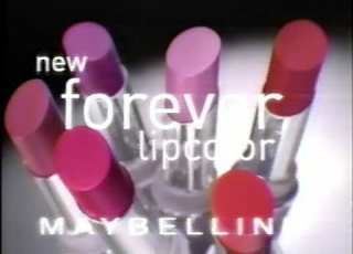  2003 Forever Lipcolor Maybelline Commercial