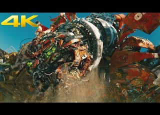 Devastator IMAX Transformation Final Battle Part II Transformers Revenge Of The Fallen UHD Clip