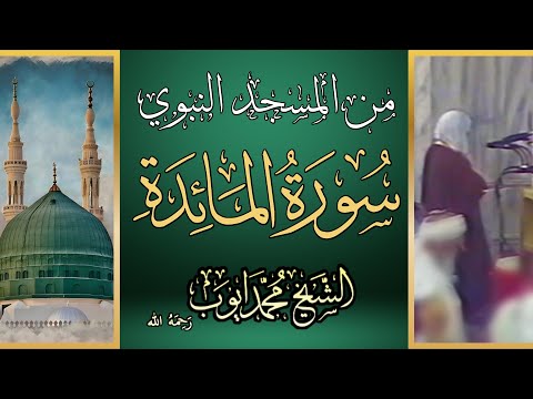 سورة المائدة كاملة من المسجد النبوي 1410 1416هـ بصوت الشيخ محمد أيوب مع التفسير الموضوعي سورة المائدة كاملة من المسجد النبوي 1410 1416هـ بصوت الشيخ محمد أيوب مع التفسير الموضوعي