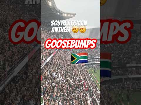 South African Anthem GOOSEBUMPS SPRINGBOKS VS ARGENTINA 2025 Rugby Springboks Anthem RSA