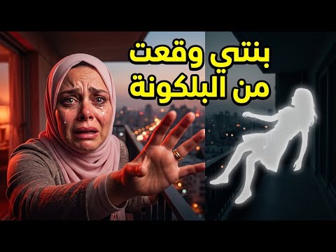 بنتها وقعت من الخامس وهي بتعلق زينة رمضان قصة توجع القلب