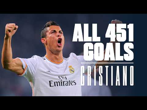 CRISTIANO RONALDO ALLE 451 TORE FÜR REAL MADRID 2009 2018
