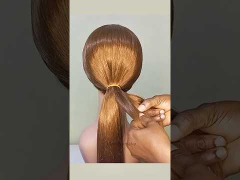 Natural Hairstyle Tutorial Simple And Easy Haircare Hair Youtubeshorts Hairstyles