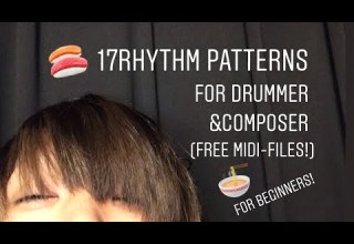 初心者向け ドラマーと作曲家のためのドラムパターン集vol 1 MIDI付き