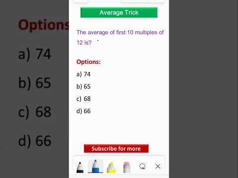 Average Short Tricks Quantitative Aptitude Concept Ytshorts Shorts Average
