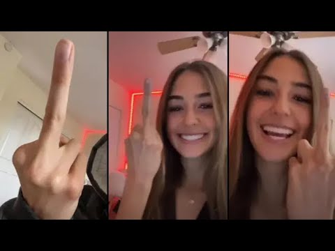 Woman Goes Viral For Huge Middle Finger