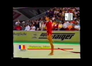  Irina DELEANU ROM Ribbon 1990 Stuttgart Masters AA