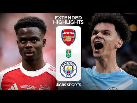Arsenal Vs Manchester City Extended Highlights Carabao Cup Final CBS Sports Golazo