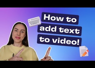 How To Add Text To Video FREE
