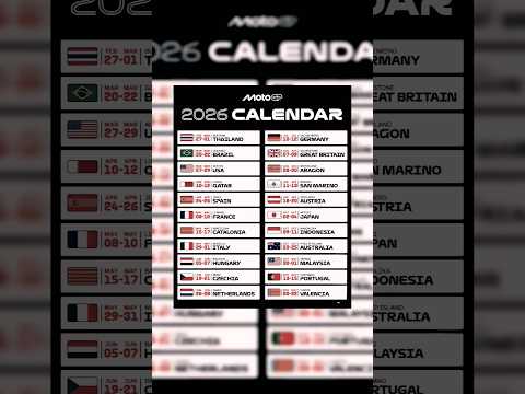 Moto GP 2026 Calendar Motogp 2026 Calendar Racing Shorts Moto GP 2026 Calendar Motogp 2026 Calendar Racing Shorts