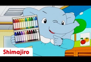 Rainbow Crayons Back To School Special Compilation Shimajiro