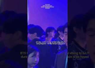  BTS RM J HOPE V TXT SOOBIN Vibing To ILLIT During Magnetic Performance