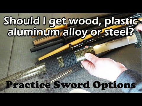 Trainingsschwerter Holz Kunststoff Aluminiumlegierung Oder Stahl
