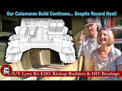 Kit E184 Kickup Rudders And DIY Bearings