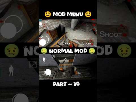 Granny Chapter 1 Mod Menu Vs Normal Mod Shorts Granny3 Games Viral