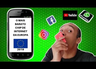  O CHIP INTERNACIONAL MAIS BARATO DA EUROPA