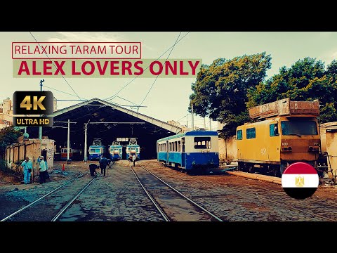 Alexandria Tramways Tour Exploring The City By The Tram 4K HDR