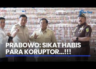 Sikat Habis Koruptor PIDATO FULL Prabowo Depan Tumpukan Uang Korupsi Rp13 2 Triliun Sitaan Jaksa