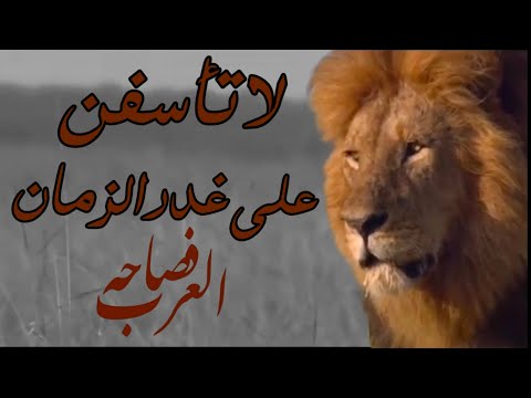 قصيده لا تاسفن على غدر الزمان لطالما