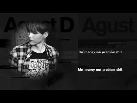 BTS Suga AGUST D Tony Montana FT Yankie Lyrics Han Rom Eng