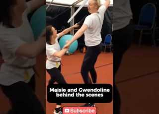 Arya Stark Vs Brienne Of Tarth Game Of Thrones Behind The Scenes
