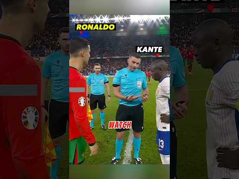 لماذا انسحب كانتي من رونالدو شورت كرة القدم